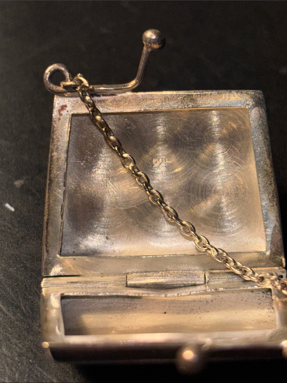 Sterling Silver purse pendant/charm - Picture 4 of 4